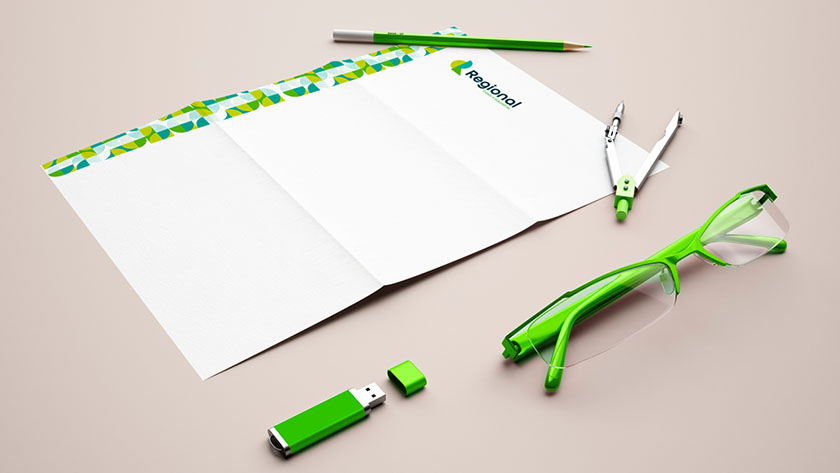 Regional house 房產(chǎn)中介品牌視覺形象vi設計,充滿活力的幾何色塊風格 Regional house 房產(chǎn)中介品牌視覺形象vi設計,充滿活力的幾何色塊風格