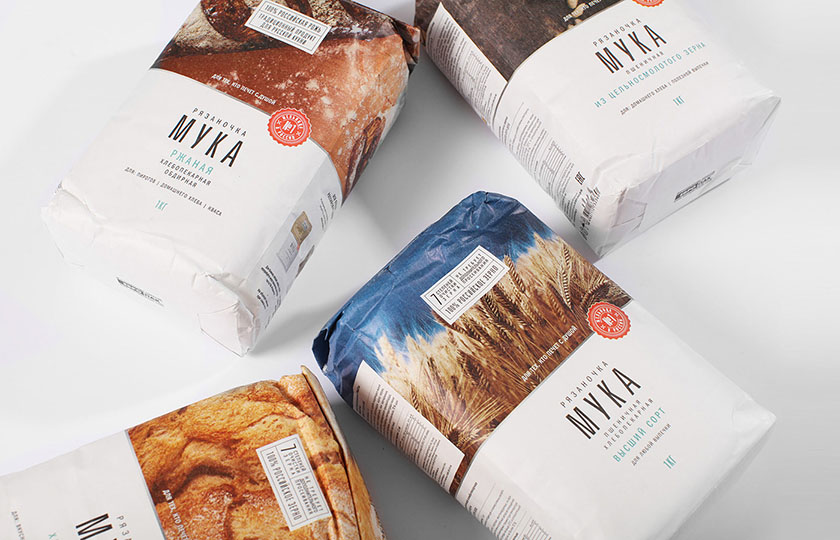 俄羅斯面粉包裝設計,承載大自然的精華 俄羅斯面粉包裝設計,承載大自然的精華