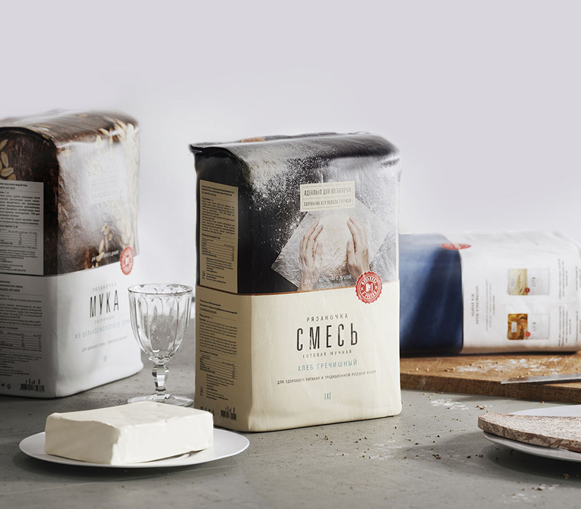 俄羅斯面粉包裝設計,承載大自然的精華 俄羅斯面粉包裝設計,承載大自然的精華