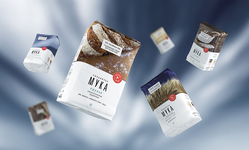 俄羅斯面粉包裝設計,承載大自然的精華 俄羅斯面粉包裝設計,承載大自然的精華