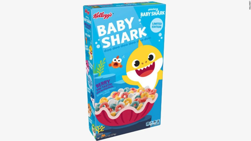 Kellogg''s 嬰兒麥片食品包裝設(shè)計“鯊魚寶貝”篇