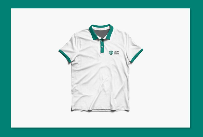 South East''s 人造絲紡織原料成分品牌logo設(shè)計(jì)vi設(shè)計(jì)-服飾設(shè)計(jì)