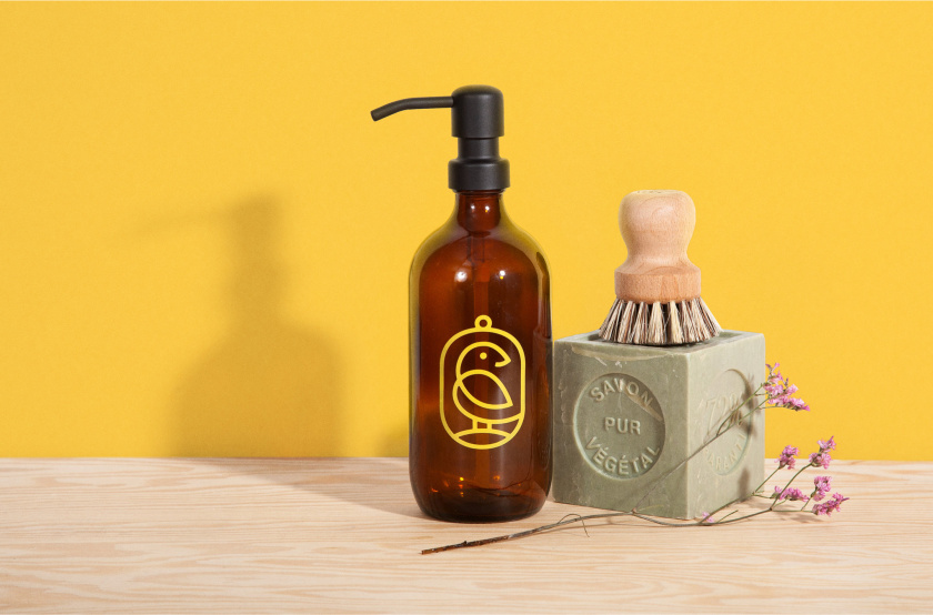 金絲雀個人清潔美容化妝品產(chǎn)品品牌形象設(shè)計logo設(shè)計