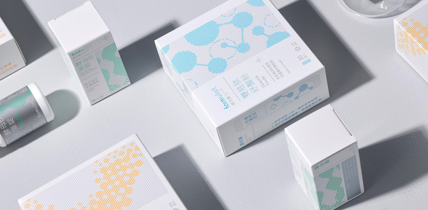 Formulist 營養(yǎng)保健補充劑包裝設計“點綴圖案” Formulist 營養(yǎng)保健補充劑包裝設計“點綴圖案”