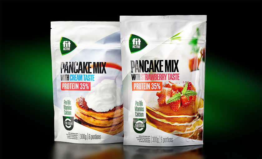 FIT ACTIV 休閑能量食品包裝，統(tǒng)一的結構和品牌識別設計