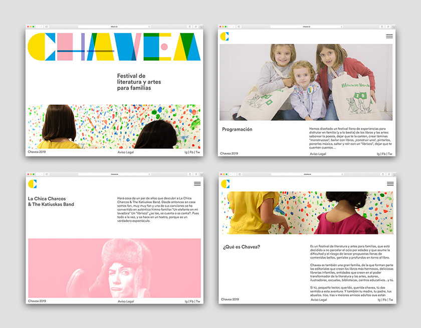 Chavea 家庭藝術(shù)文化節(jié)以字母為核心的品牌視覺設(shè)計(jì)