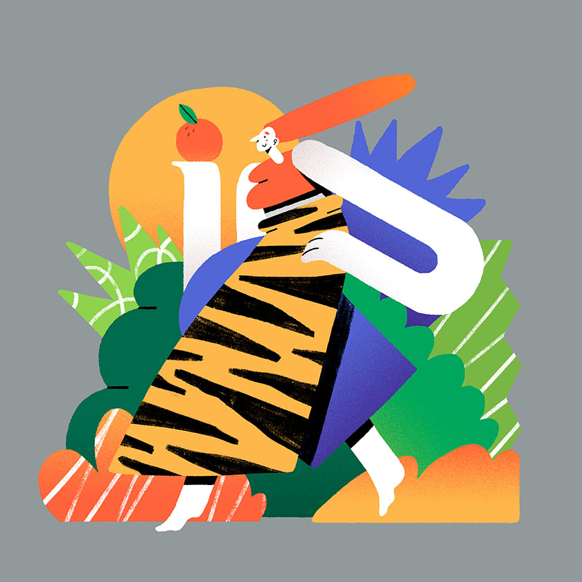 一組驚艷值超高的的插畫設(shè)計(jì)