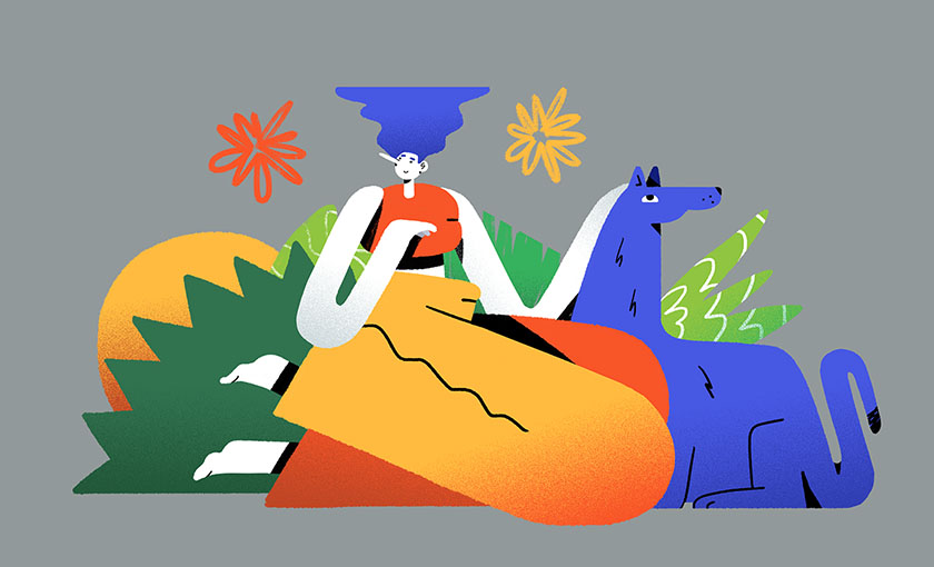 一組驚艷值超高的的插畫設(shè)計(jì)