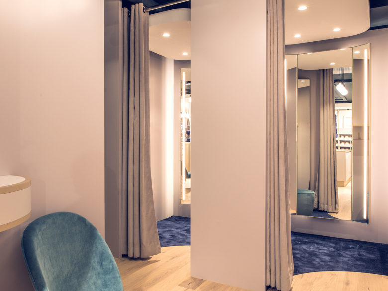 Beldona女士內(nèi)衣品牌連鎖店鋪si空間設計，一個自然溫暖的環(huán)境