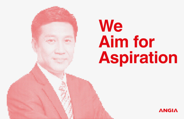 ANGIA房地產(chǎn)投資公司logo/VI設(shè)計(jì)，源自建筑的向上運(yùn)動(dòng)風(fēng)格