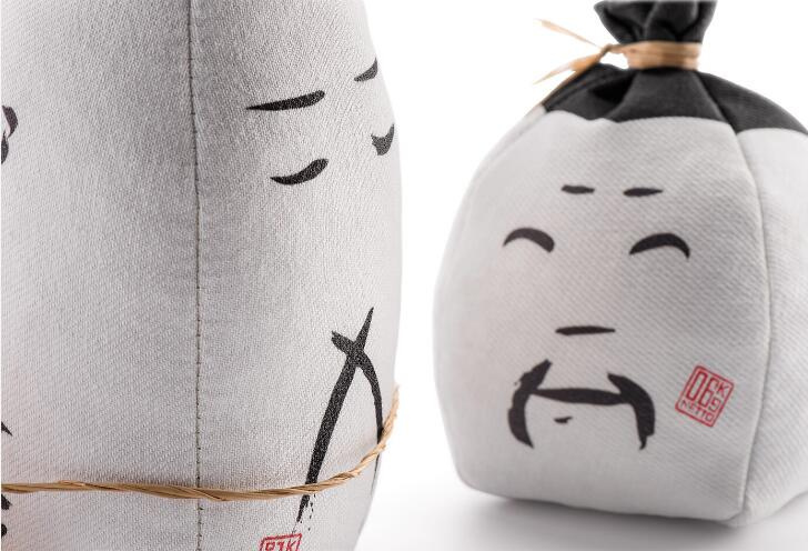 RICEMAN日式大米包裝設(shè)計(jì)，斗笠帽子麻布農(nóng)民造型