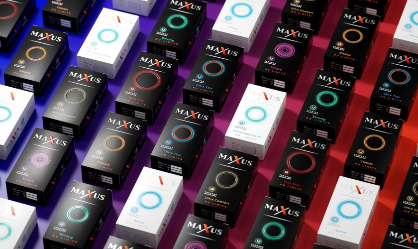 MAXUS安全套包裝設計“行星”元素