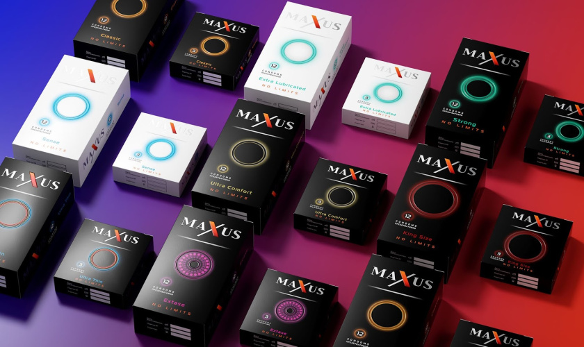 MAXUS安全套包裝設計“行星”元素