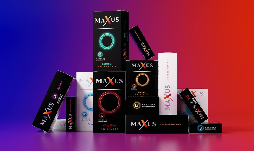 MAXUS安全套包裝設計“行星”元素