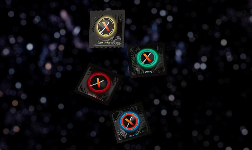 MAXUS安全套包裝設計“行星”元素