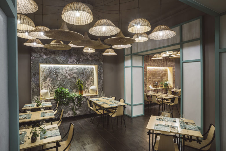 Dhabbu亞洲美食餐廳餐飲空間設(shè)計(jì)，突出亞洲元素