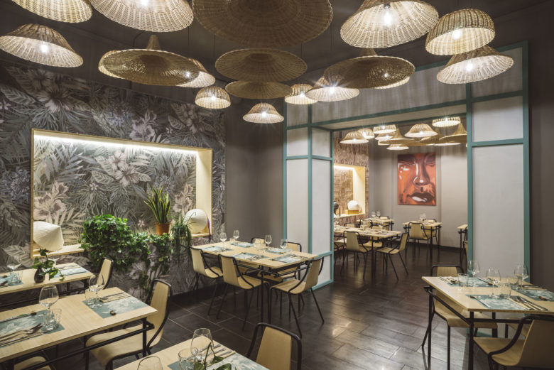 Dhabbu亞洲美食餐廳餐飲空間設(shè)計(jì)，突出亞洲元素