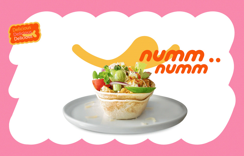 Nummy云端廚房外賣美食品牌logo設(shè)計(jì)與形象vi設(shè)計(jì),源自字母n的識別符號 Nummy云端廚房外賣美食品牌logo設(shè)計(jì)與形象vi設(shè)計(jì),源自字母n的識別符號