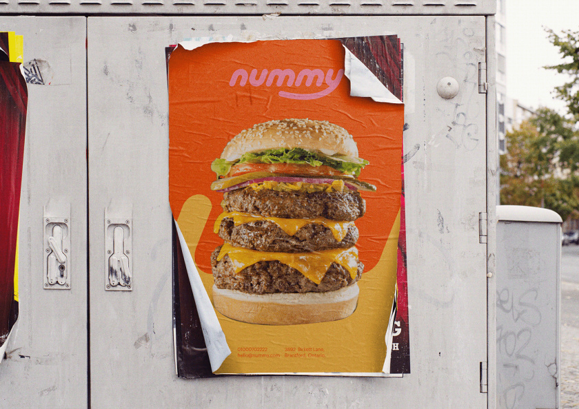 Nummy云端廚房外賣美食品牌logo設(shè)計(jì)與形象vi設(shè)計(jì),源自字母n的識別符號 Nummy云端廚房外賣美食品牌logo設(shè)計(jì)與形象vi設(shè)計(jì),源自字母n的識別符號