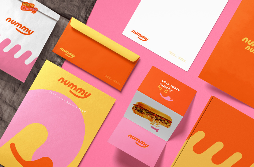Nummy云端廚房外賣美食品牌logo設(shè)計(jì)與形象vi設(shè)計(jì),源自字母n的識別符號 Nummy云端廚房外賣美食品牌logo設(shè)計(jì)與形象vi設(shè)計(jì),源自字母n的識別符號