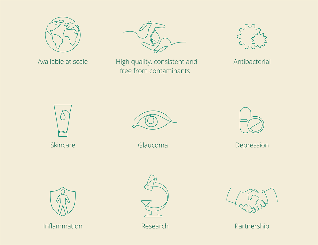 大麻成分健康品牌Creo線條logo設(shè)計(jì)、圖標(biāo)設(shè)計(jì)與主形象畫面設(shè)計(jì)