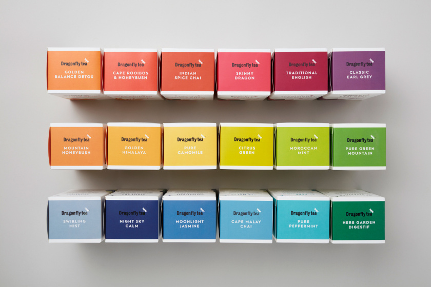 蜻蜓茶品牌茶葉包裝設計“植物插畫篇”-上海包裝設計公司