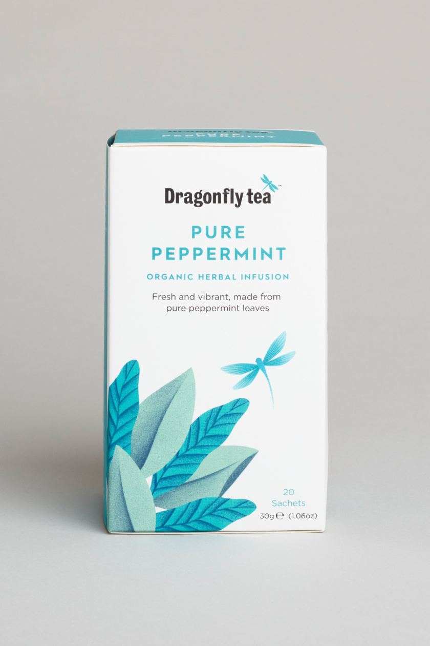 蜻蜓茶品牌茶葉包裝設計“植物插畫篇”-上海包裝設計公司