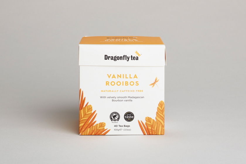 蜻蜓茶品牌茶葉包裝設計“植物插畫篇”-上海包裝設計公司