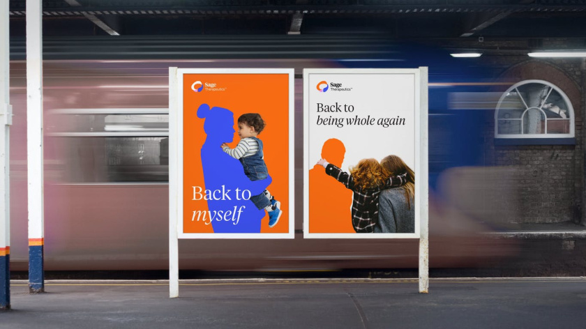 Sage 產(chǎn)后抑郁癥與腦部精神疾病醫(yī)藥品牌全案策劃設(shè)計(jì)，傳達(dá)積極樂觀形象