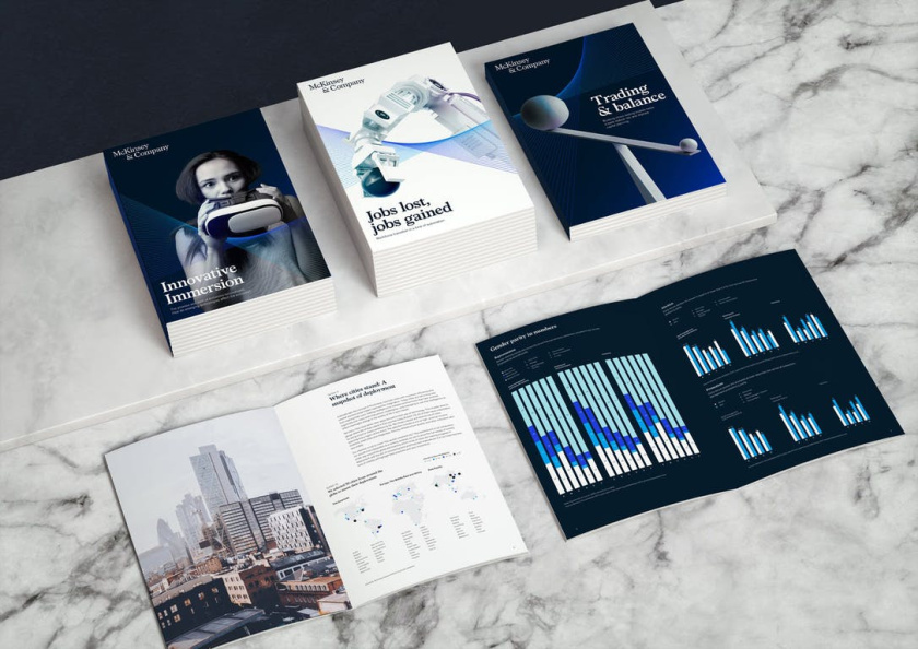 麥肯錫咨詢公司新企業(yè)形象vi設(shè)計，強(qiáng)調(diào)合作伙伴關(guān)系