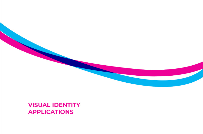 Arte e Magia兒童青少年舞蹈教育機構(gòu)品牌vi視覺形象設(shè)計，彎曲漸變色塊的疊加