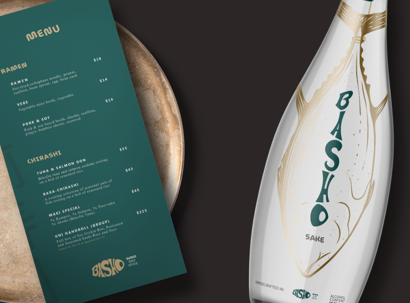 Basho日式壽司餐廳餐飲品牌vi形象全案策劃設(shè)計(jì)“浮世繪”藝術(shù)風(fēng)格 Basho日式壽司餐廳餐飲品牌vi形象全案策劃設(shè)計(jì)“浮世繪”藝術(shù)風(fēng)格