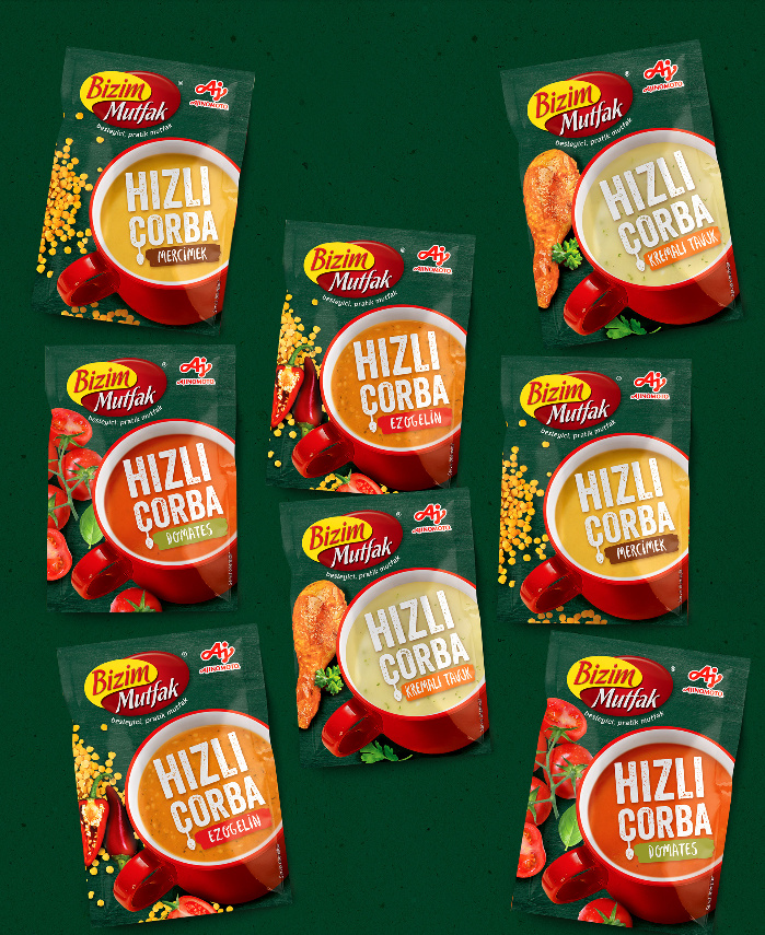 Bizim Mutfak 方便速食湯包裝設(shè)計(jì)
