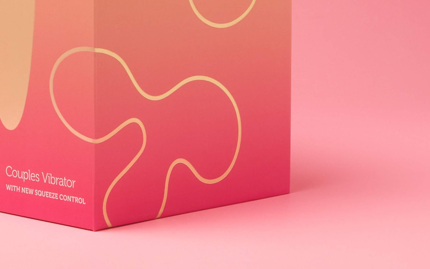 We-Vibe 情侶振動器情趣用品包裝設(shè)計(jì)，豪華金箔風(fēng)格