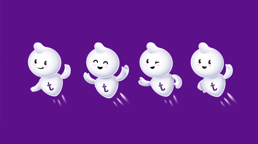 Teto 嬰兒紙尿褲包裝設計與飛行的生物機器人吉祥物設計