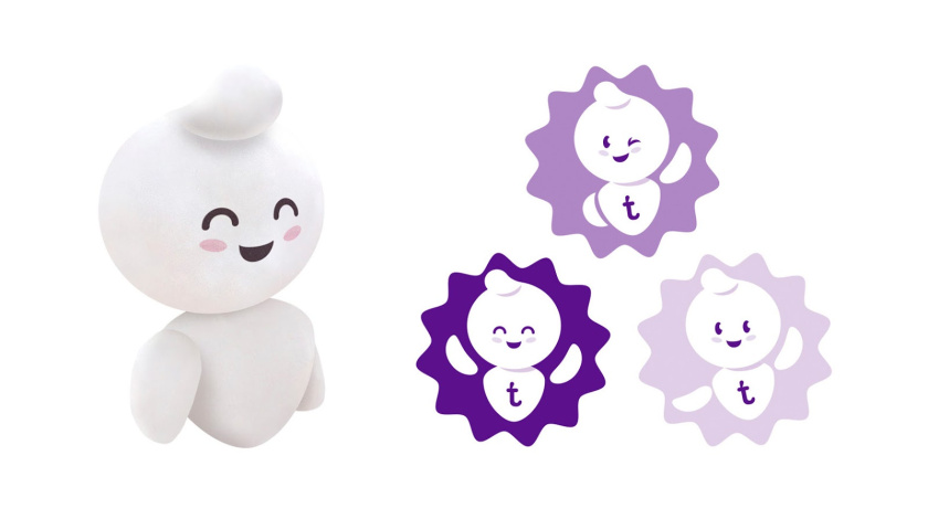 Teto 嬰兒紙尿褲包裝設計與飛行的生物機器人吉祥物設計