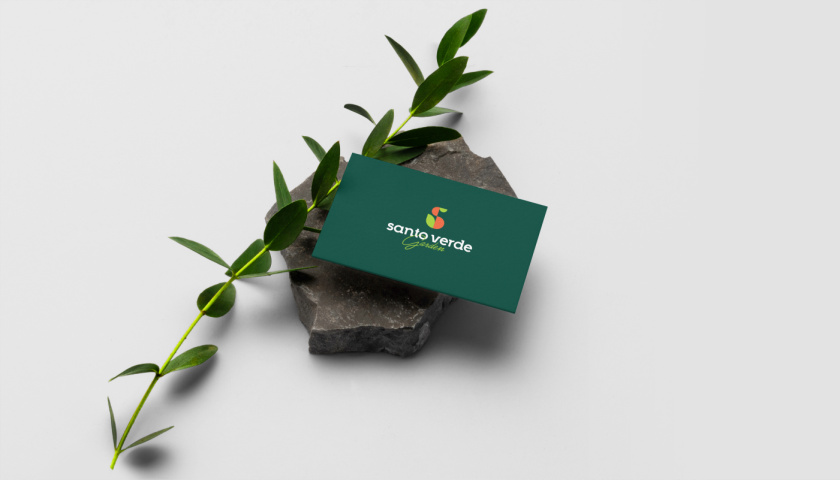 圣維德園藝鮮花綠植花園品牌形象vi視覺識別設(shè)計，多彩幾何圖形風格