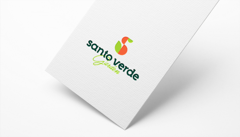 圣維德園藝鮮花綠植花園品牌形象vi視覺識別設(shè)計，多彩幾何圖形風格