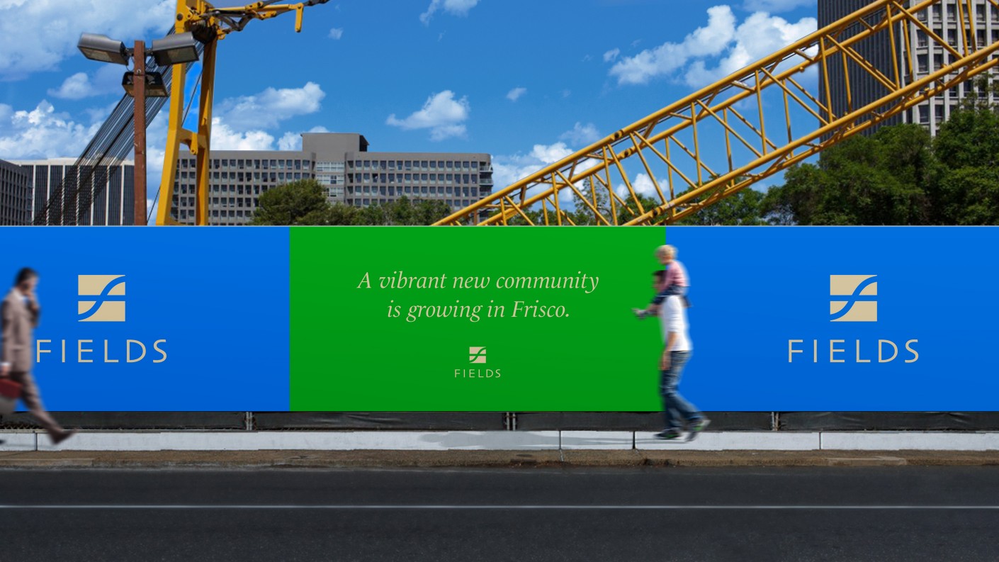 Fields菲爾茲莊園社區(qū)住宅地產(chǎn)logo設(shè)計,彎曲“F”表示河流和干道的交叉 Fields菲爾茲莊園社區(qū)住宅地產(chǎn)logo設(shè)計,彎曲“F”表示河流和干道的交叉