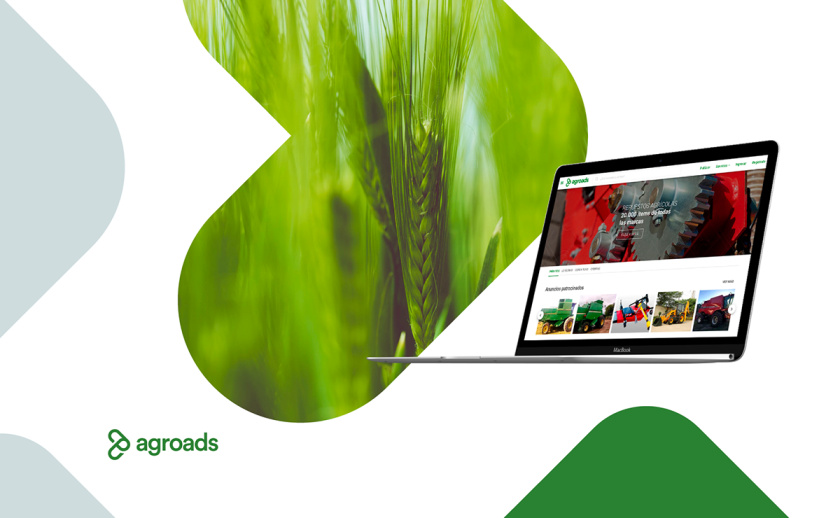 Agroads 農(nóng)業(yè)電子商務(wù)品牌logo設(shè)計(jì)，字母a+g，綠色線條logo