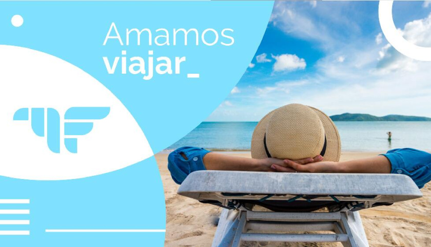 Freedom 旅游公司logo設(shè)計(jì)vi設(shè)計(jì)，輕快的淺藍(lán)色風(fēng)格