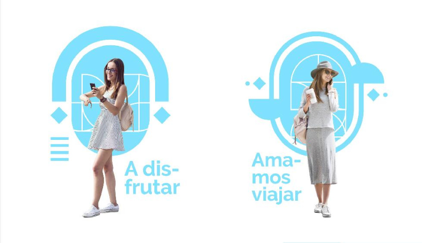 Freedom 旅游公司logo設(shè)計(jì)vi設(shè)計(jì)，輕快的淺藍(lán)色風(fēng)格