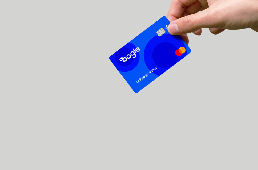 Bogle金融科技公司logo設(shè)計vi設(shè)計，首字母B改造成百分號%的形狀