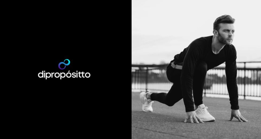 dipropósito 健身會(huì)所品牌視覺形象設(shè)計(jì)vi設(shè)計(jì)，活力動(dòng)感的漸變色風(fēng)格