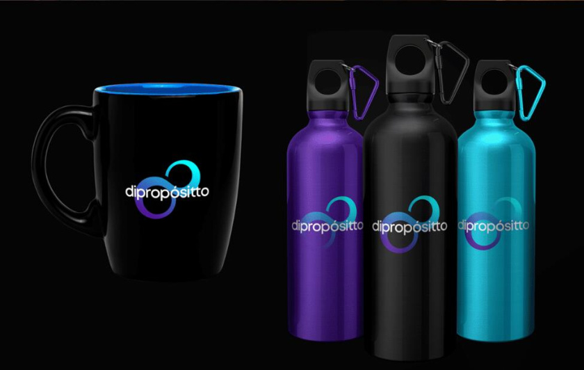 dipropósito 健身會(huì)所品牌視覺形象設(shè)計(jì)vi設(shè)計(jì)，活力動(dòng)感的漸變色風(fēng)格