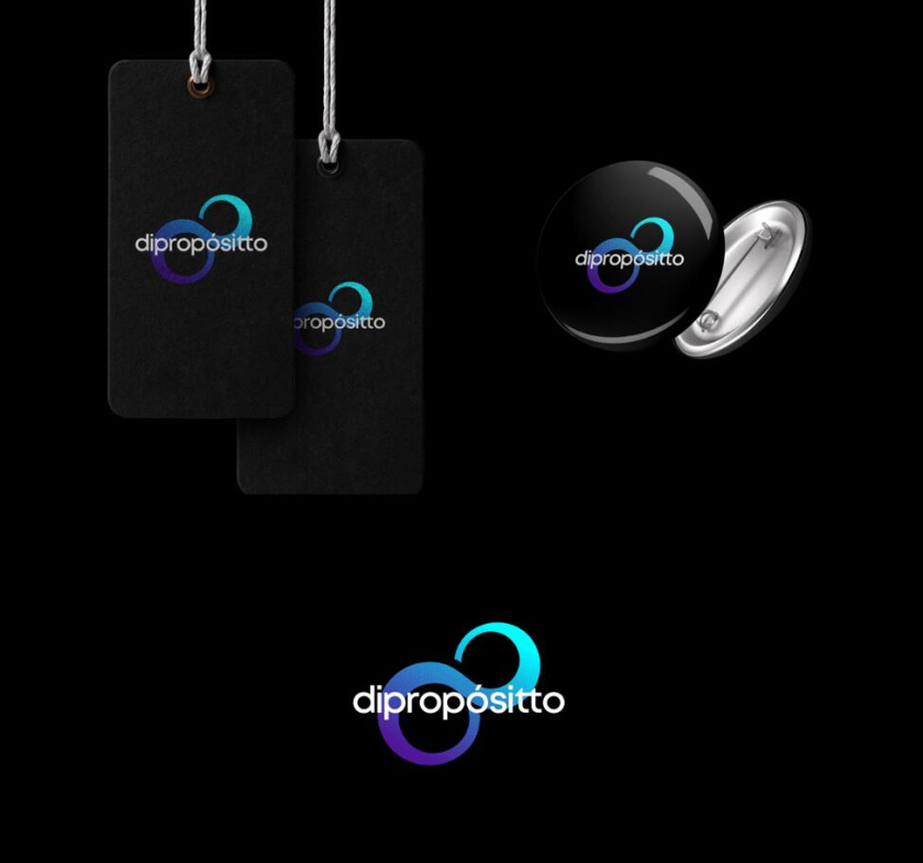 dipropósito 健身會(huì)所品牌視覺形象設(shè)計(jì)vi設(shè)計(jì)，活力動(dòng)感的漸變色風(fēng)格