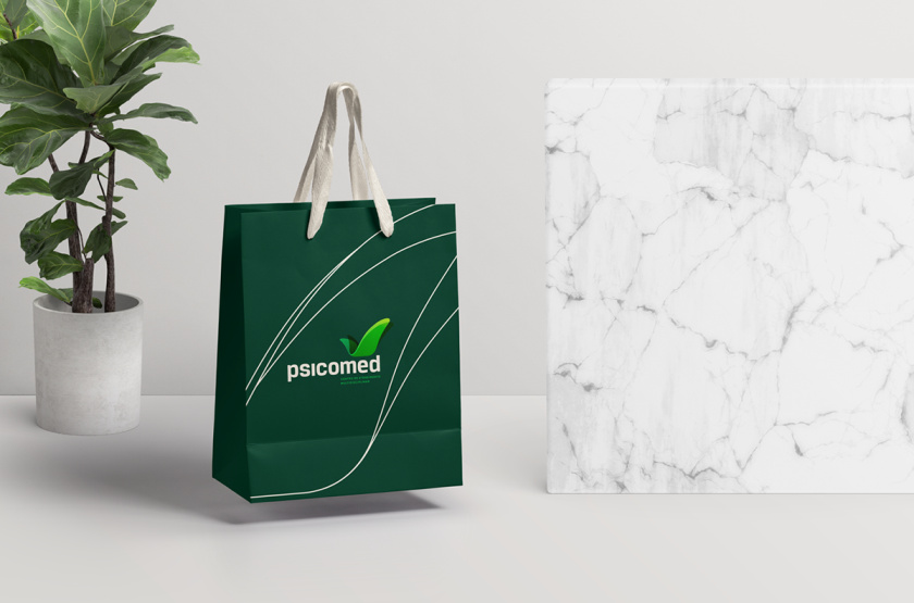 Psicomed 醫(yī)院品牌形象設(shè)計(jì)logo設(shè)計(jì)vi設(shè)計(jì)，高端與富有生命力