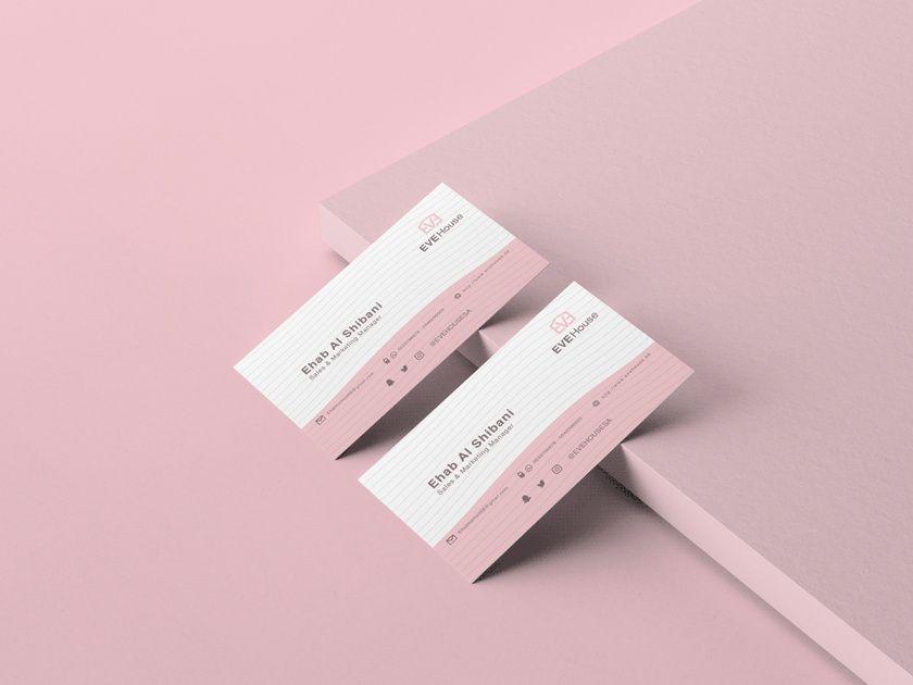 Eve House 家居用品品牌logo設(shè)計(jì)vi設(shè)計(jì)，追求設(shè)計(jì)感的女性粉色風(fēng)格