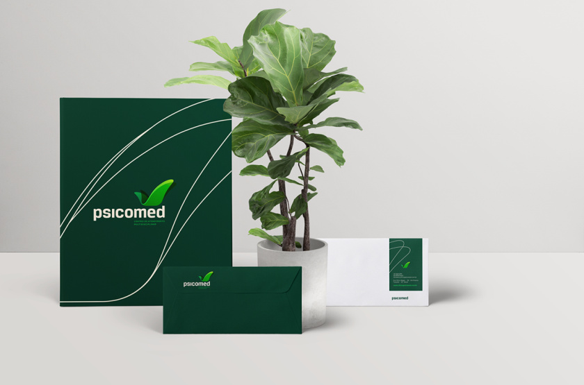 Psicomed 醫(yī)院品牌形象設(shè)計(jì)logo設(shè)計(jì)vi設(shè)計(jì)，高端與富有生命力