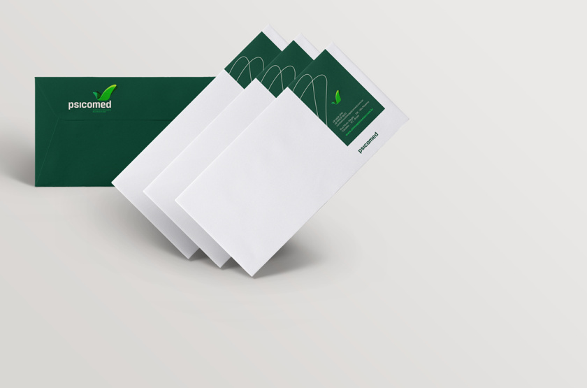 Psicomed 醫(yī)院品牌形象設(shè)計(jì)logo設(shè)計(jì)vi設(shè)計(jì)，高端與富有生命力